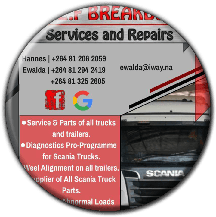 HEZF Breakdown - Breakdown Services in Karibib, Namibia